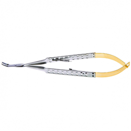 Model PCF-N-TCL/C Needle Holder, Castro #3, Curved Carbide Jaws (6″/15.2 cm), Spring Stainless Steel